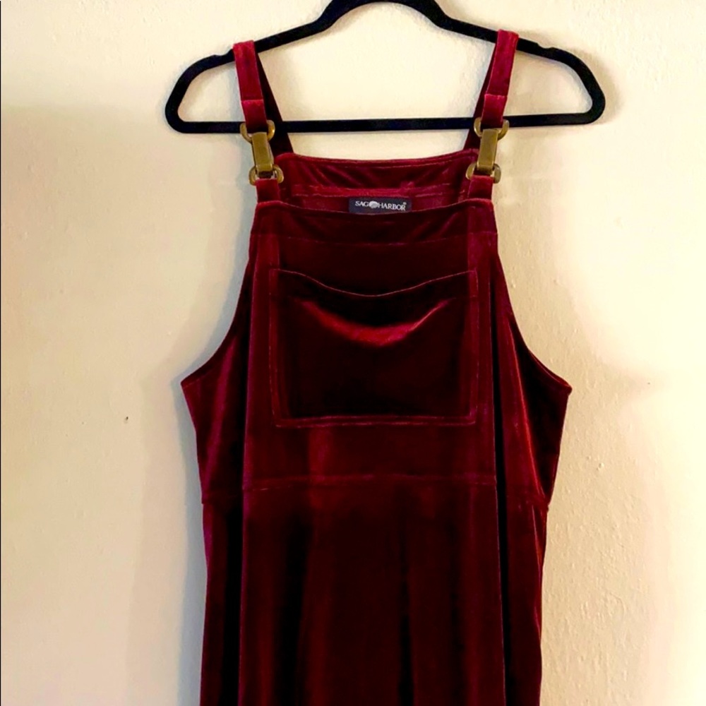 Sag Harbor red/burgundy long dress